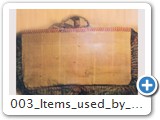 003 items used by baba